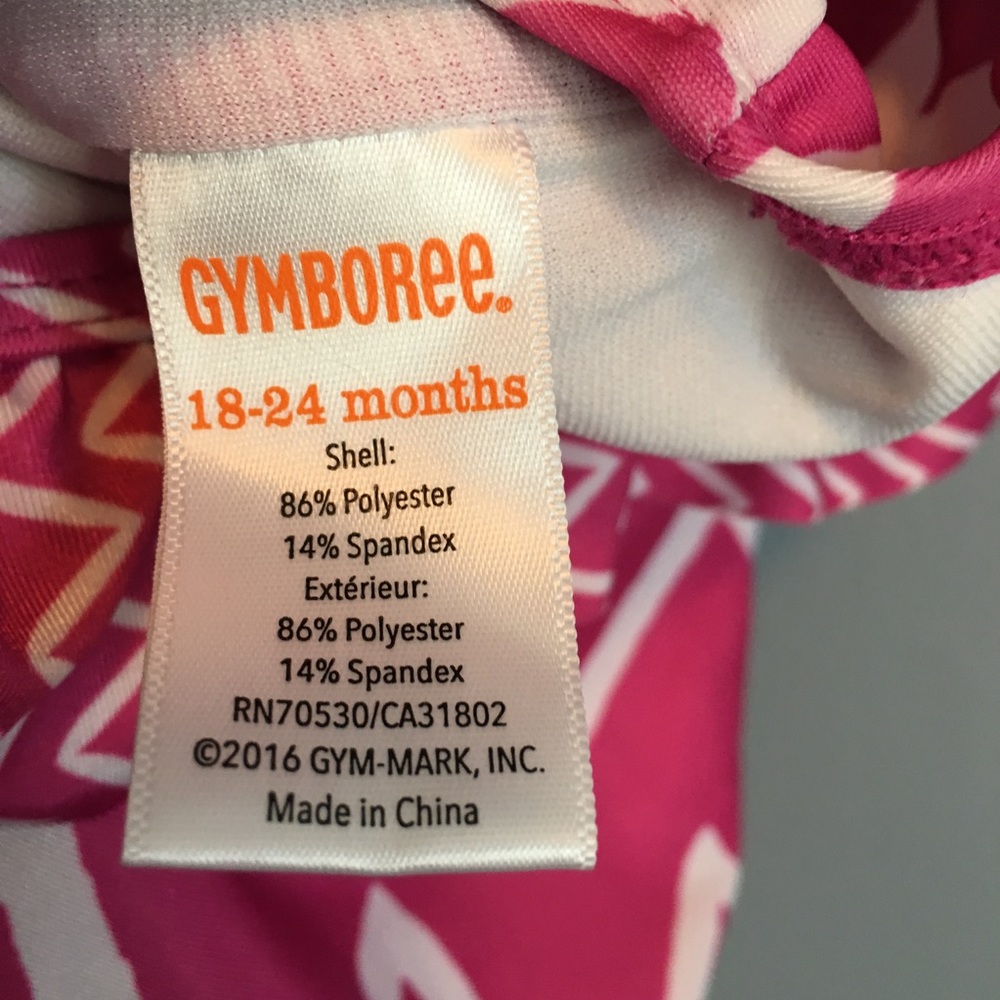 Gymboree Ruffle Shoulder Bathing Suit - Picture 4 of 4